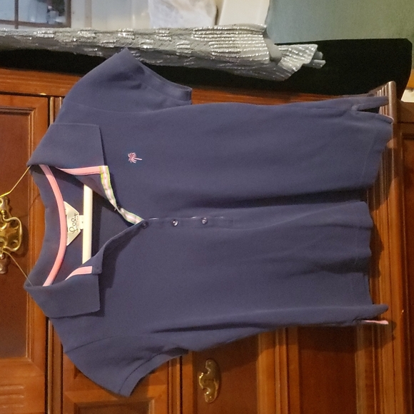 Lilly Pulitzer Tops - Lilly Pulitzer Juniors Med Polo